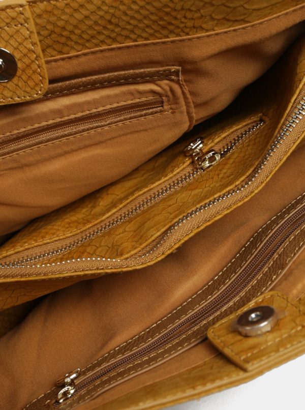 Hnedá vzorovaná kabelka s puzdrom Desigual Aquiles