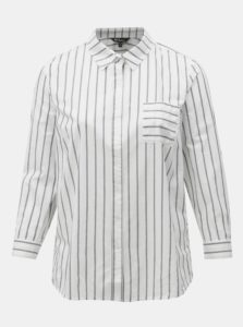 Sivo-biela pruhovaná košeľa Ulla Popken