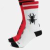 Bielo-červené unisex ponožky Fusakle Paroháč
