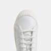 Biele dámske kožené tenisky adidas Originals Everyn