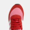 Červeno-ružové dámske tenisky so semišovými detailmi adidas Originals Iniki Runner
