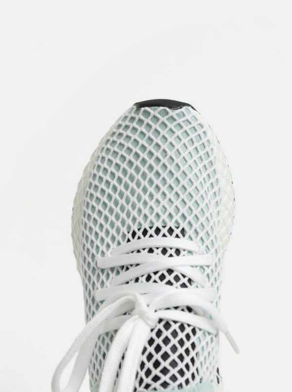 Bielo-mentolové dámske tenisky adidas Originals Deerupt Runner