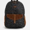 Hnedo-čierny vzorovaný batoh Roxy Shadow