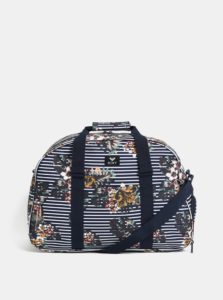 Modrá pruhovaná cestovná taška Roxy Long