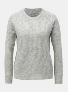 Sivý sveter s prímesou vlny Noisy May Vitta