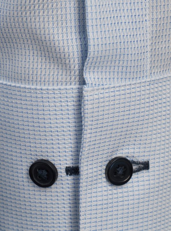 Svetlomodrá jemne vzorovaná slim fit košeľa Jack & Jones