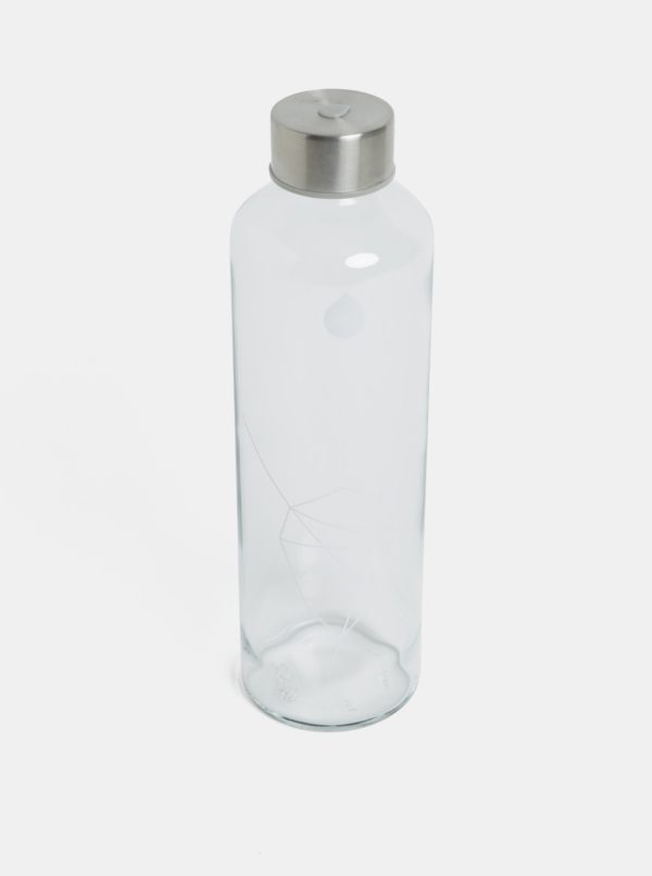 Sklenená fľaša na vodu s textilným obalom  EQUA 750 ml