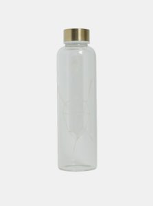 Transparentná sklenená fľaša na vodu EQUA 750 ml
