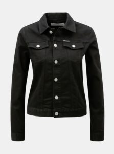 Čierna dámska rifľová bunda Calvin Klein Jeans