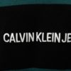 Tmavozelený pánsky sveter s prímesou vlny Calvin Klein Jeans