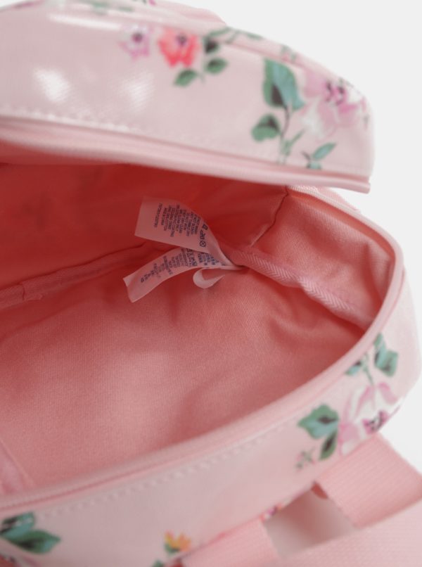 Ružový dievčenský kvetovaný batoh Cath Kidston