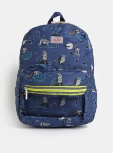 Tmavomodrý chlapčenský batoh s motívom zvieratiek Cath Kidston
