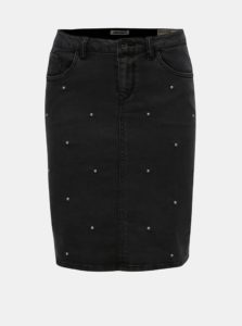Čierna rifľová sukňa Garcia Jeans