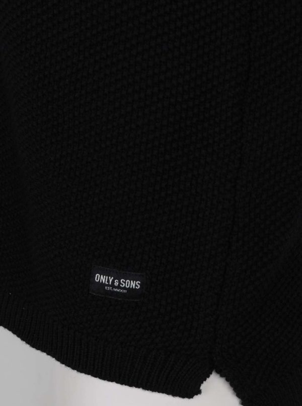 Čierny sveter ONLY & SONS Dan