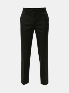 Čierne tailored fit regular nohavice Burton Menswear London