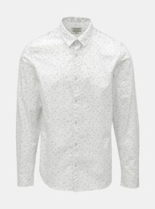 Biela pánska vzorovaná košeľa Garcia Jeans