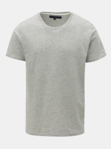 Sivé vzorované tričko SUIT Bayswater