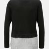 Čierny tenký sveter so všitou blúzkovou časťou ONLY New