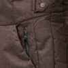 Hnedý dámsky melírovaný nepremokavý kabát killtec