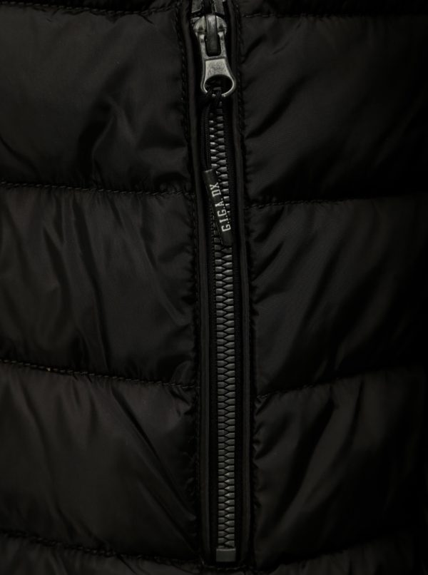 Čierna dámska prešívaná dlhá bunda killtec