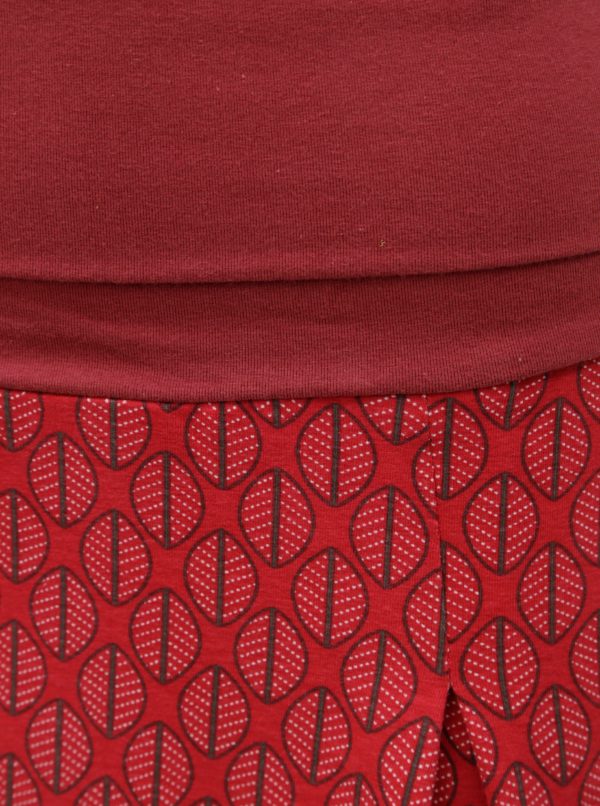 Červená vzorovaná sukňa Tranquillo Carman