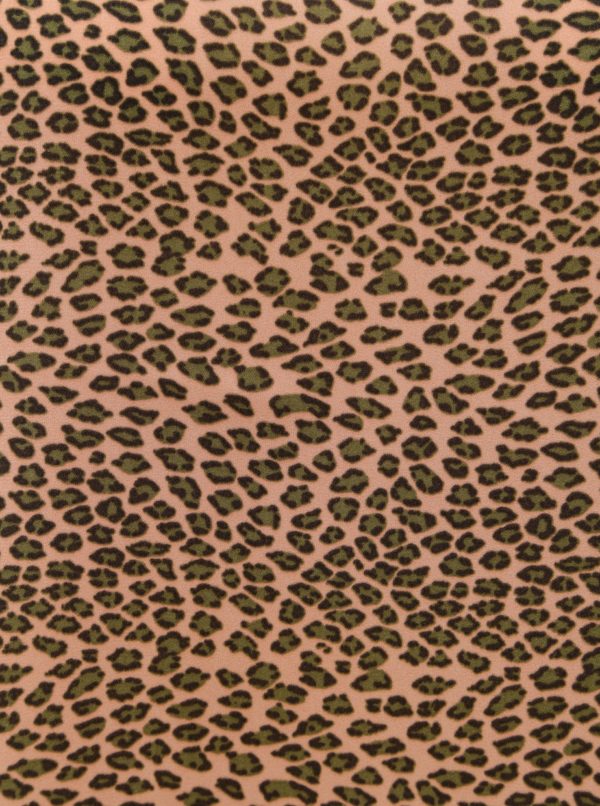 Zeleno–ružové tričko s leopardím vzorom Scotch & Soda
