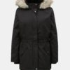 Čierna dlhá zimná bunda Jacqueline de Yong Star