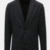 Sivo–čierne kockované sako s prímesou vlny Selected Homme