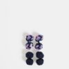 Balenie dvoch párov ružovo–modrých manžetových gombíkov Burton Menswear London