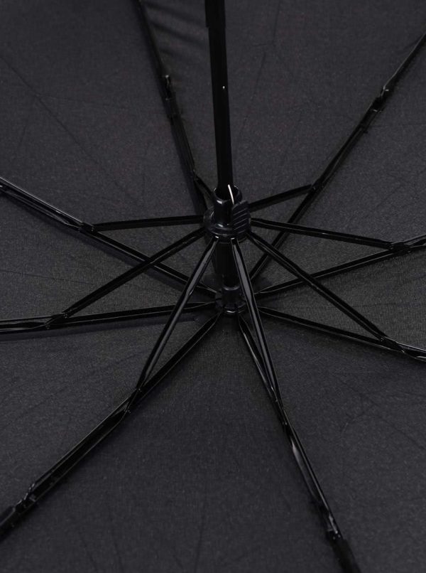 Čierny skladací dáždnik Derby