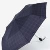 Tmavomodrý kockovaný vystreľovací dáždnik Esprit