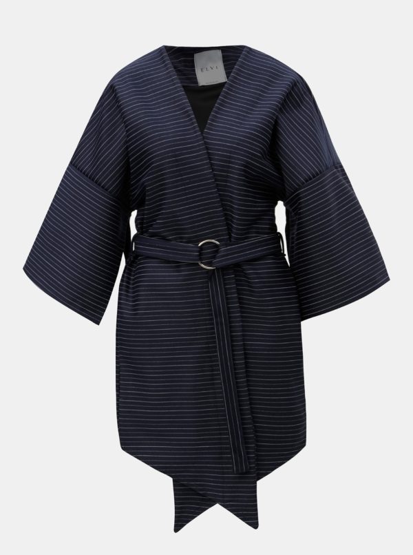 Modré vzorované kimono ELVI