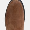 Hnedé pánske semišové zimné chelsea topánky s vlnenou podšívkou GANT