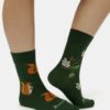 Zelené unisex ponožky Fusakle Veve