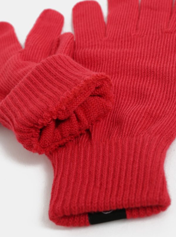Červené zimné rukavice Cheap Monday