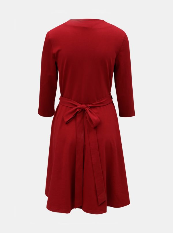 Červené zavinovacie šaty Apricot