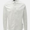 Biela melírovaná slim fit košeľa ONLY & SONS Oneill