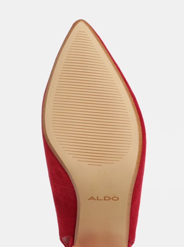 Červené sandálky v semišovej úprave ALDO Gauclya