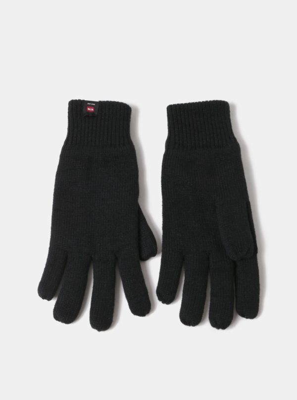 Čierne rukavice Jack & Jones Leon