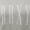 Sivé dámske melírované tričko s potlačou Roxy Sunset