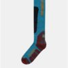 Vínovo–modré pánske snowboardové ponožky Horsefeathers Caleb Thermolite