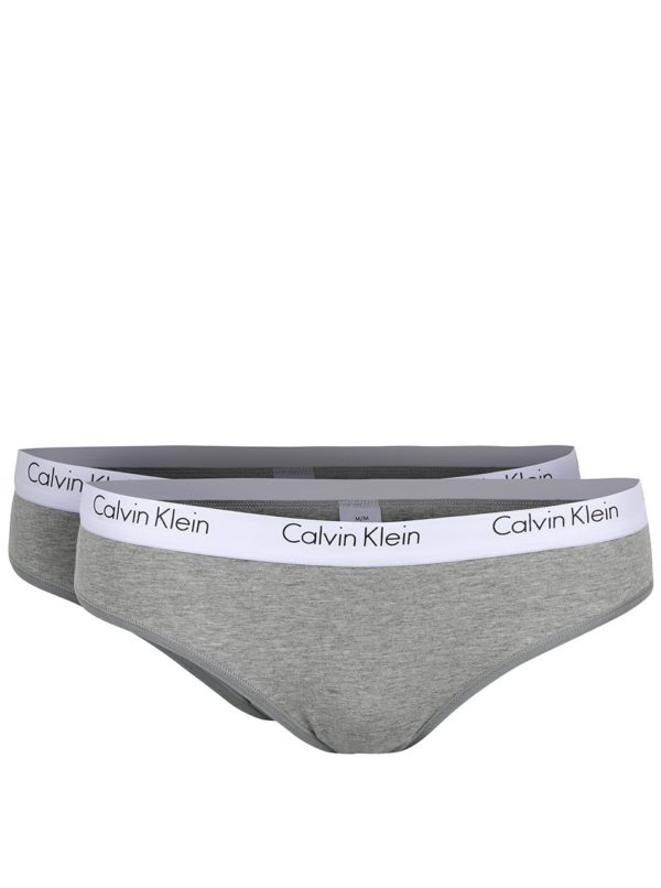 Súprava dvoch nohavičiek v sivej farbe Calvin Klein Underwear