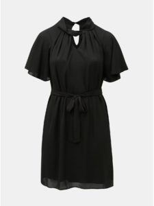 Čierne šaty s prestrihmi Dorothy Perkins Curve Hannah