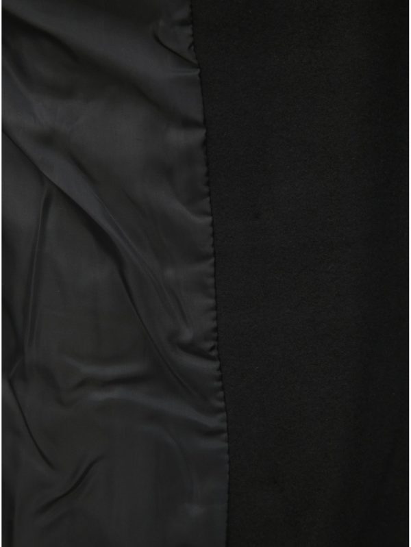 Čierny kabát s ozdobnými gombíkmi TALLY WEiJL