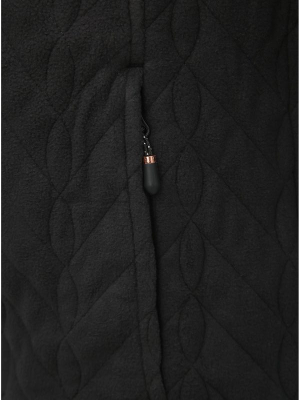 Čierna dámska tenká fleecová bunda killtec Loorea