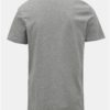 Sivé melírované tričko s potlačou Jack & Jones Social