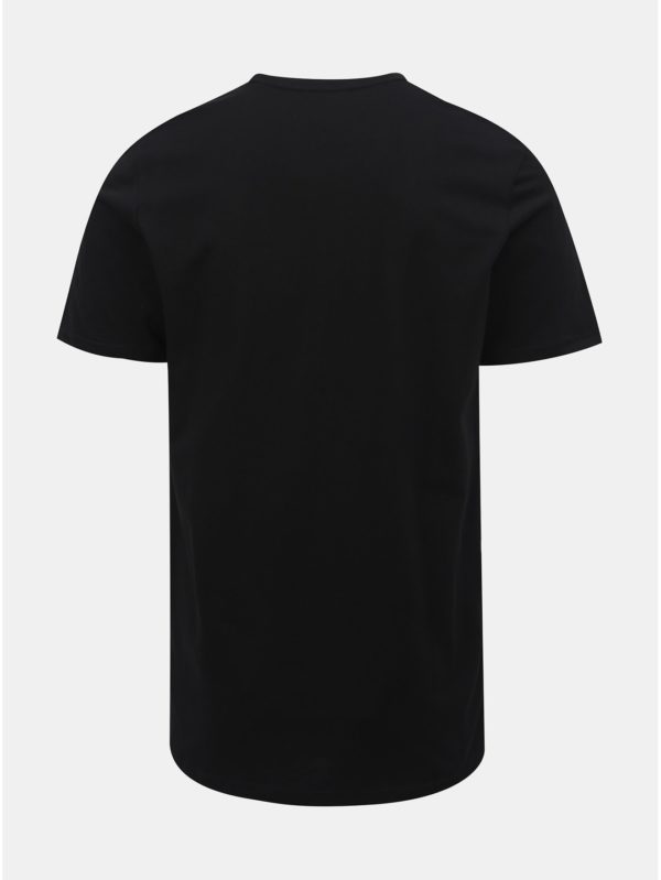 Čierne pánske tričko s potlačou LOAP Betar