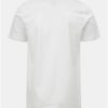 Biele pánske tričko s potlačou LOAP Busto