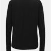 Čierny tenký sveter s prekladaným výstrihom Noisy May Metropol