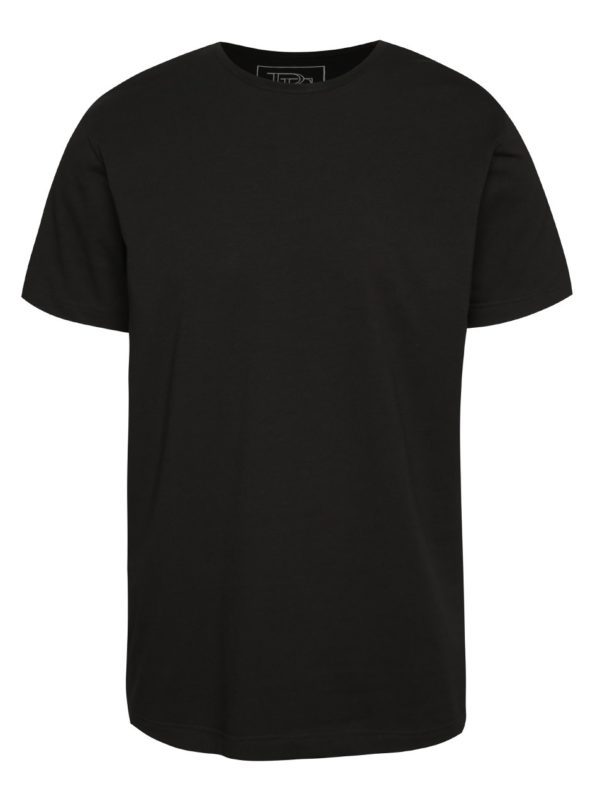 Čierne pánske tričko s krátkym rukávom Pietro Filipi
